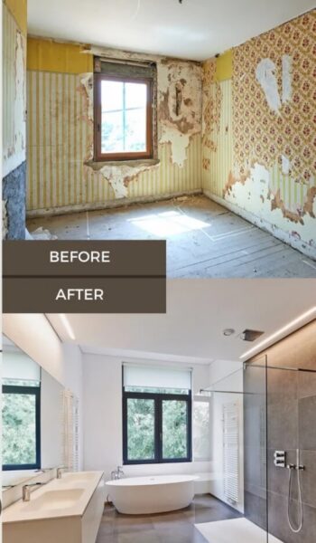 Before and after: interior renovation transformation